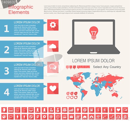 Image of IT Industry Infographic Elements