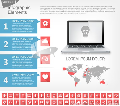 Image of IT Industry Infographic Elements