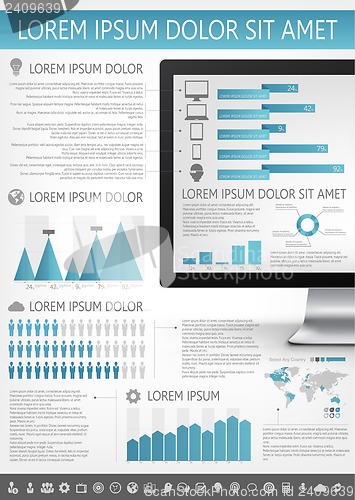 Image of IT Industry Infographic Elements