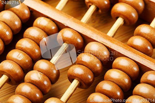 Image of Chinese traditional calculator, abacus