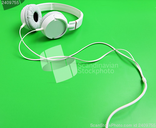 Image of White headphone