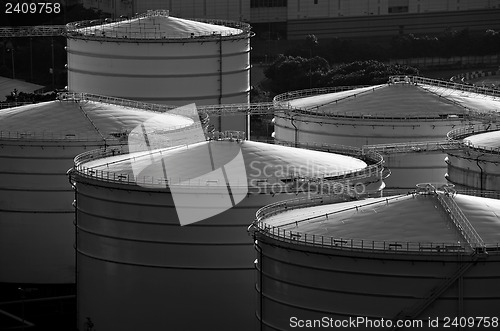 Image of Oil tank in cargo terminal service centre