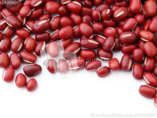 Image of Red Bean isolated on white background