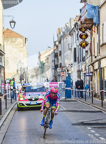 Image of The Cyclist Ulissi Diego- Paris Nice 2013 Prologue in Houilles