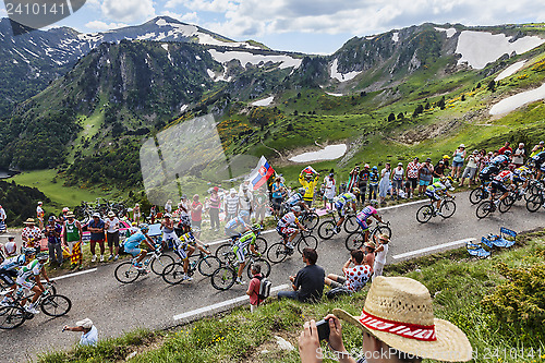 Image of The Peloton in Pyrenees