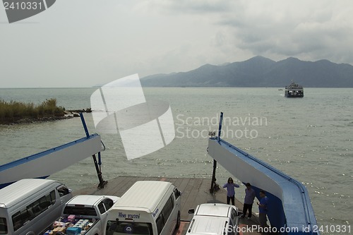 Image of The ferry to the island of Koh Chang