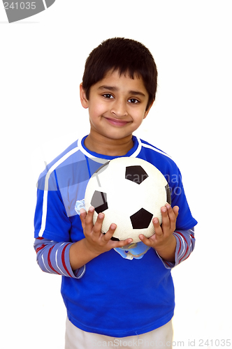 Image of Kid with Soccer ball