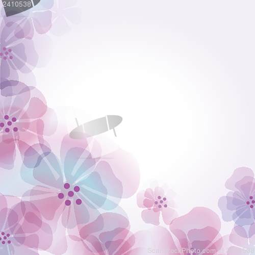 Image of Floral pattern in autumn colors