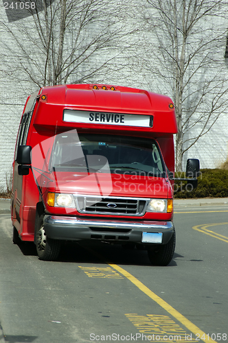 Image of Red Service Van