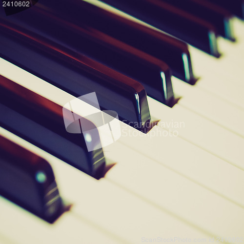 Image of Retro look Music keyboard