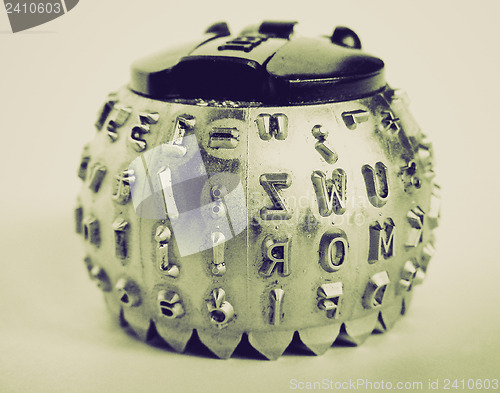Image of Retro look Print head