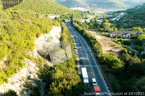 Image of bird's eye view on Crimeas turnpike