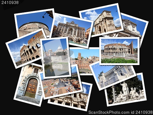Image of Rome postcards