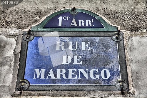 Image of Street sign in Paris