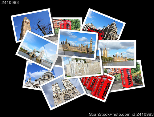 Image of London postcards