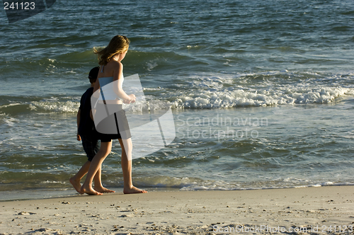 Image of Strolling along the waves