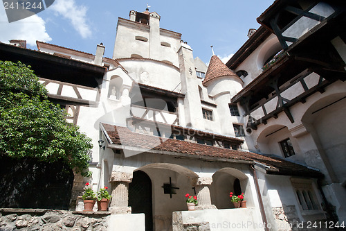 Image of Bran castle inner yard