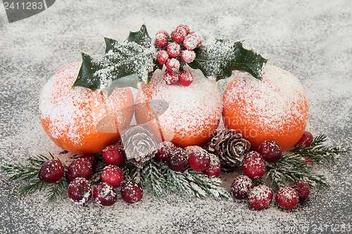 Image of Christmas Fruit Display