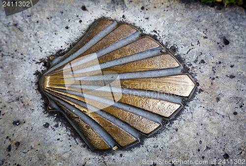 Image of santiago compostela brass shell