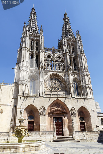 Image of cathedral in Burgos, Spain