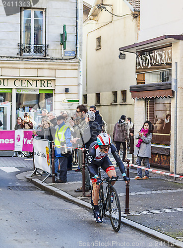 Image of The Cyclist Monfort Maxime- Paris Nice 2013 Prologue in Houilles