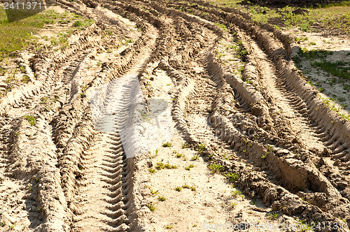 Image of dirty road