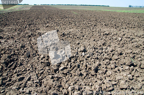 Image of view on the fallow to horizon field