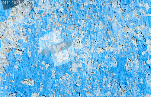 Image of blue grunge wall as good background