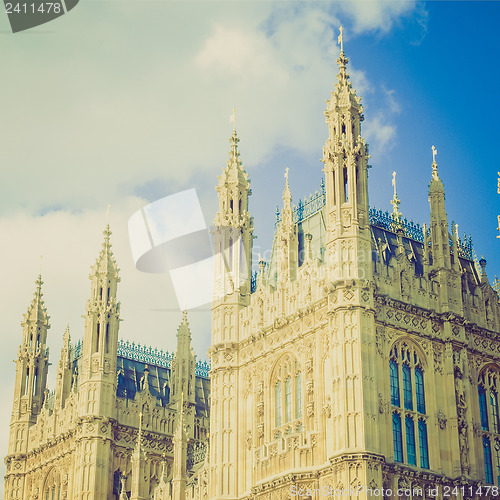 Image of Vintage look Houses of Parliament