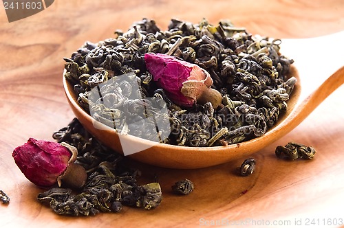 Image of Green tea whit rose