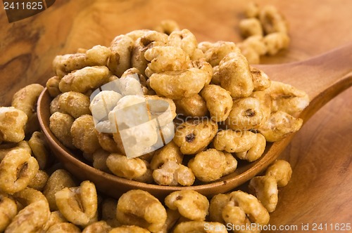 Image of Popped wheat grains