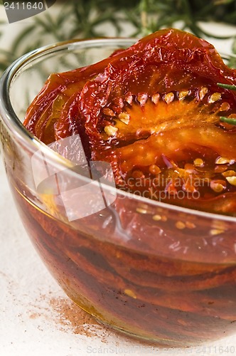 Image of Sun dried tomatoes with olive oil