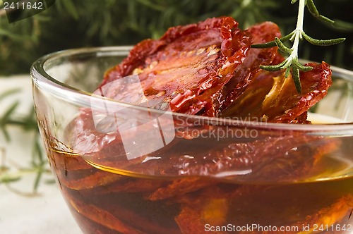 Image of Sun dried tomatoes with olive oil