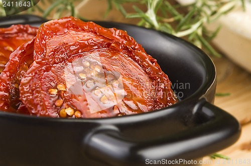 Image of Sun dried tomatoes with olive oil