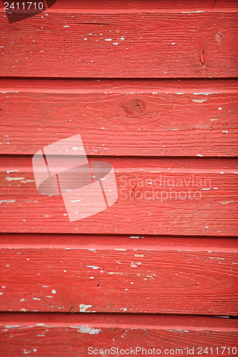 Image of Red painted wood texture