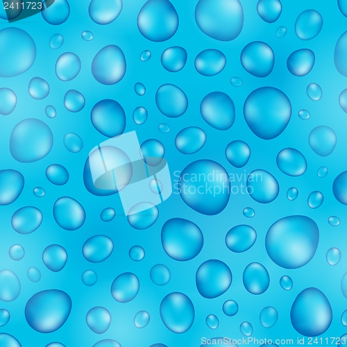 Image of Water drops seamless background 1