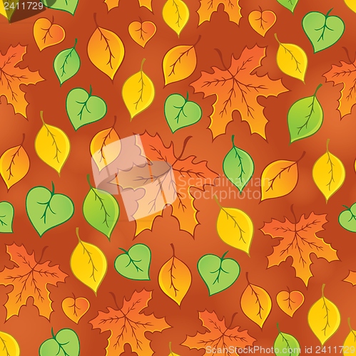Image of Leafy seamless background 3