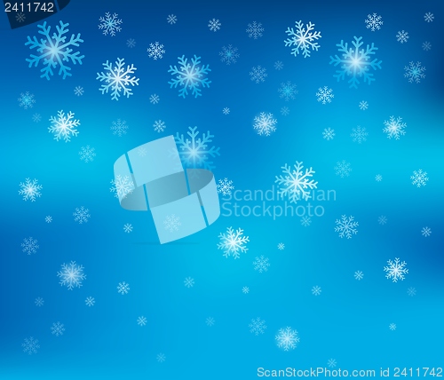 Image of Snowflake theme background 2