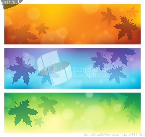 Image of Autumn theme banners 1