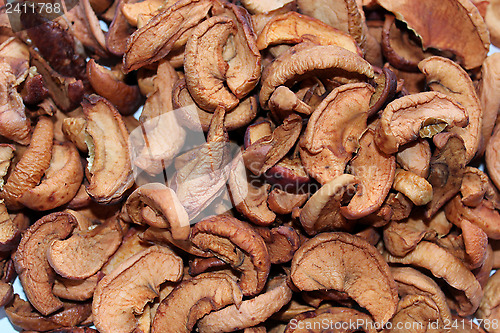 Image of background from pieces of dried apples