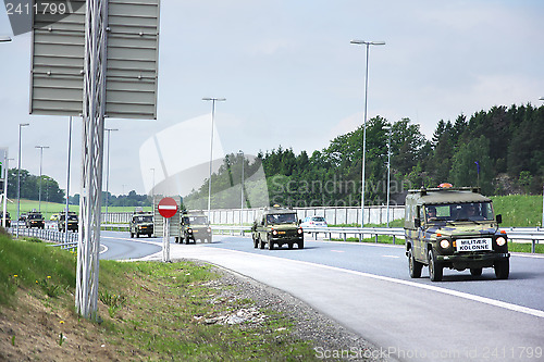 Image of Military Convoy