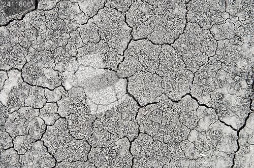 Image of dried-up earth with cracks