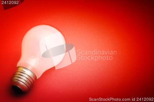 Image of Background with lit lightbulb