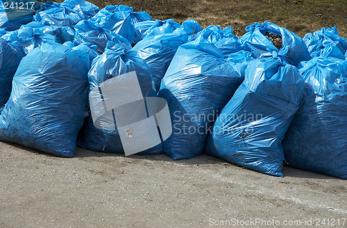 Image of garbage packs