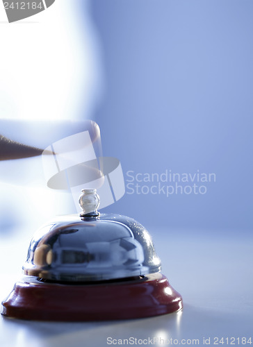 Image of Close up photo of a bell 