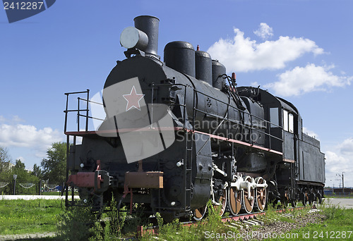 Image of Soviet steam locomotive 30s