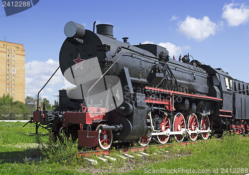 Image of Old freight locomotive