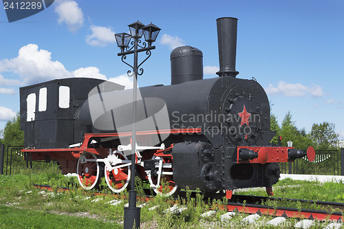 Image of Russian industrial locomotive beginning of the 1900s