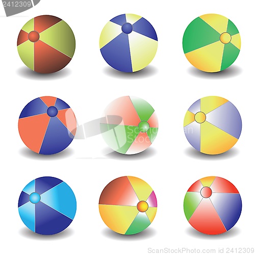 Image of beach balls