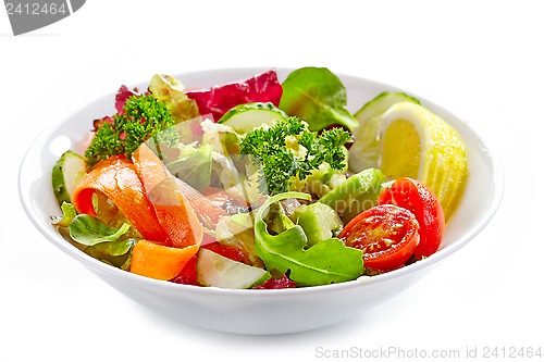 Image of fresh vegetable salad